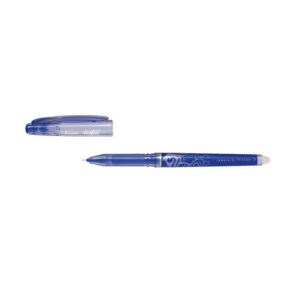 Roller gel, varf fin 0.5mm, cu radiera de stergere Frixion Point Pilot – albastru