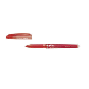 Roller gel, varf fin 0.5mm, cu radiera de stergere Frixion Point Pilot – rosu