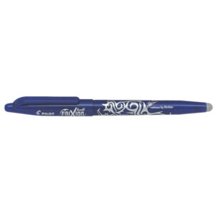 Roller gel, varf mediu 0.7mm, cu radiera de stergere Frixion Ball Pilot – albastru
