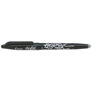 Roller gel, varf mediu 0.7mm, cu radiera de stergere Frixion Ball Pilot – negru