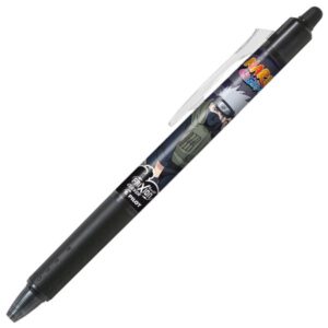 Roller gel, varf mediu 0.7mm, cu radiera de stergere si mecanism Frixion Naruto Clicker Pilot – negru