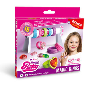 Set creatie plastilina inteligenta – inele Paulinda