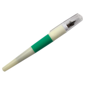 Stilou plastic student cu rezerva cerneala EVOffice – verde