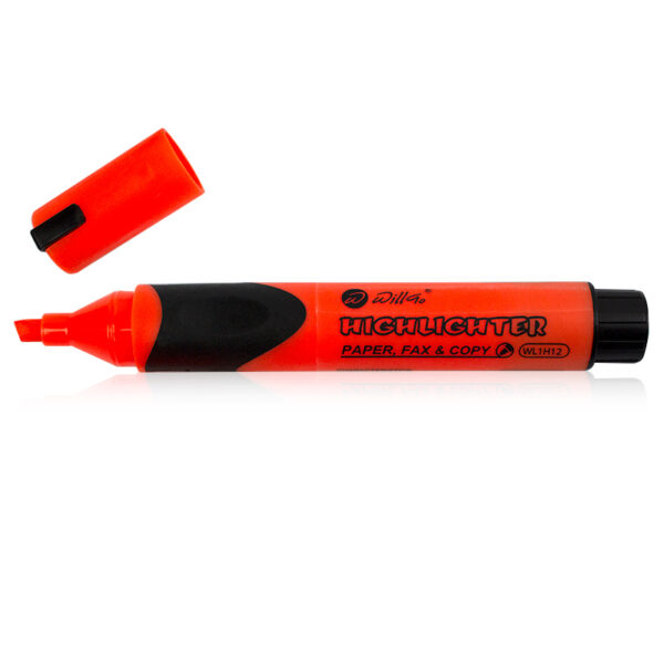 Textmarker cu grip Willgo - portocaliu