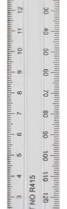 Rigla plastic transparent 15 cm