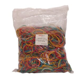 Elastice bani 1.7 mm, diametru 40 mm,1kg/punga EVOffice