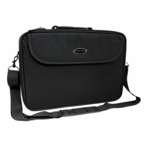 Geanta material textil pt laptop 17", 42*30,6*4,6 cm, buzunar extrerior cu clapeta pt bareta umar Esperanza