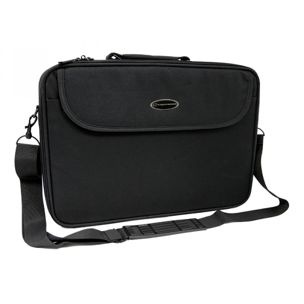 6899_1_1610443820.png Geanta material textil pt laptop 17", 42*30,6*4,6 cm, buzunar extrerior cu clapeta pt bareta umar Esperanza
