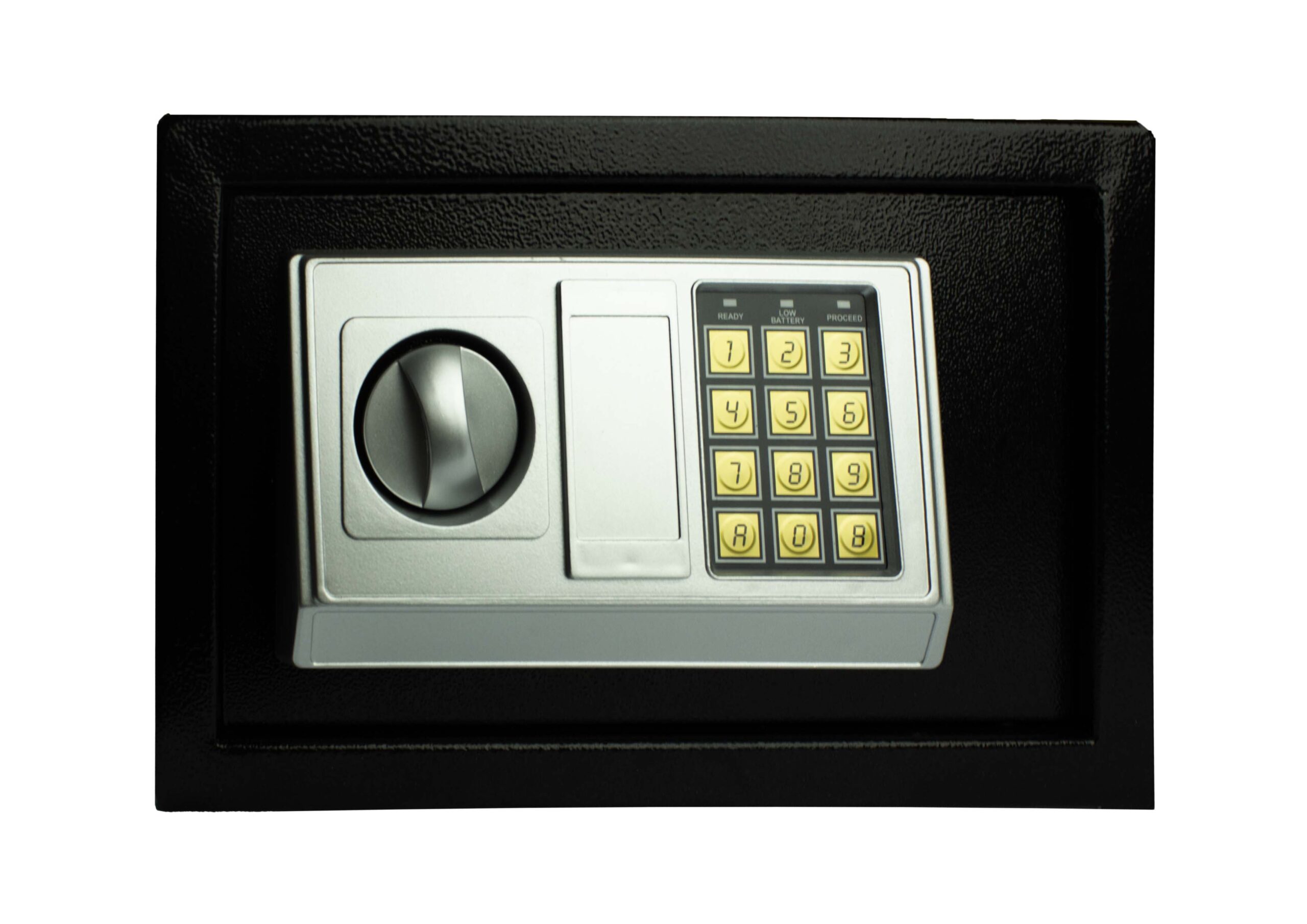 6908_1_1610444120.jpg Seif din otel cu inchidere electronica si cheie 310x200x200 mm