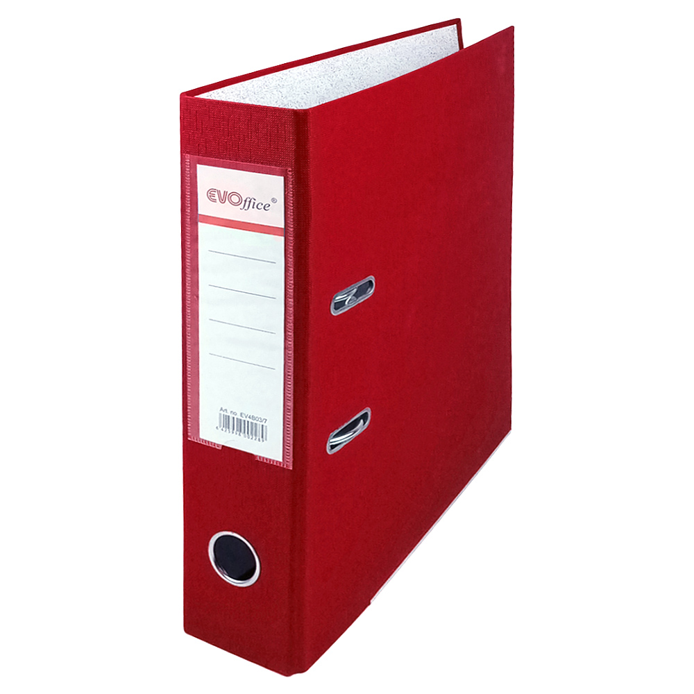 biblioraft-a4-carton-plastifiat-cu-margine-metalic_5714_2_1668423881.jpg Biblioraft carton plastifiat cu margine metalica, buzunar plastic, A4, 7.5 cm EVOffice- rosu