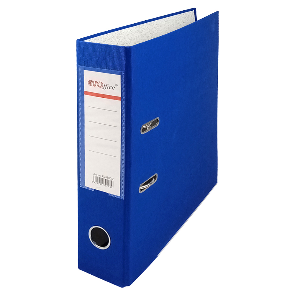biblioraft-carton-plastifiat-cu-margine-metalica-_5712_3_1668419374.jpg Biblioraft carton plastifiat cu margine metalica, buzunar plastic, A4, 7.5 cm EVOffice -albastru