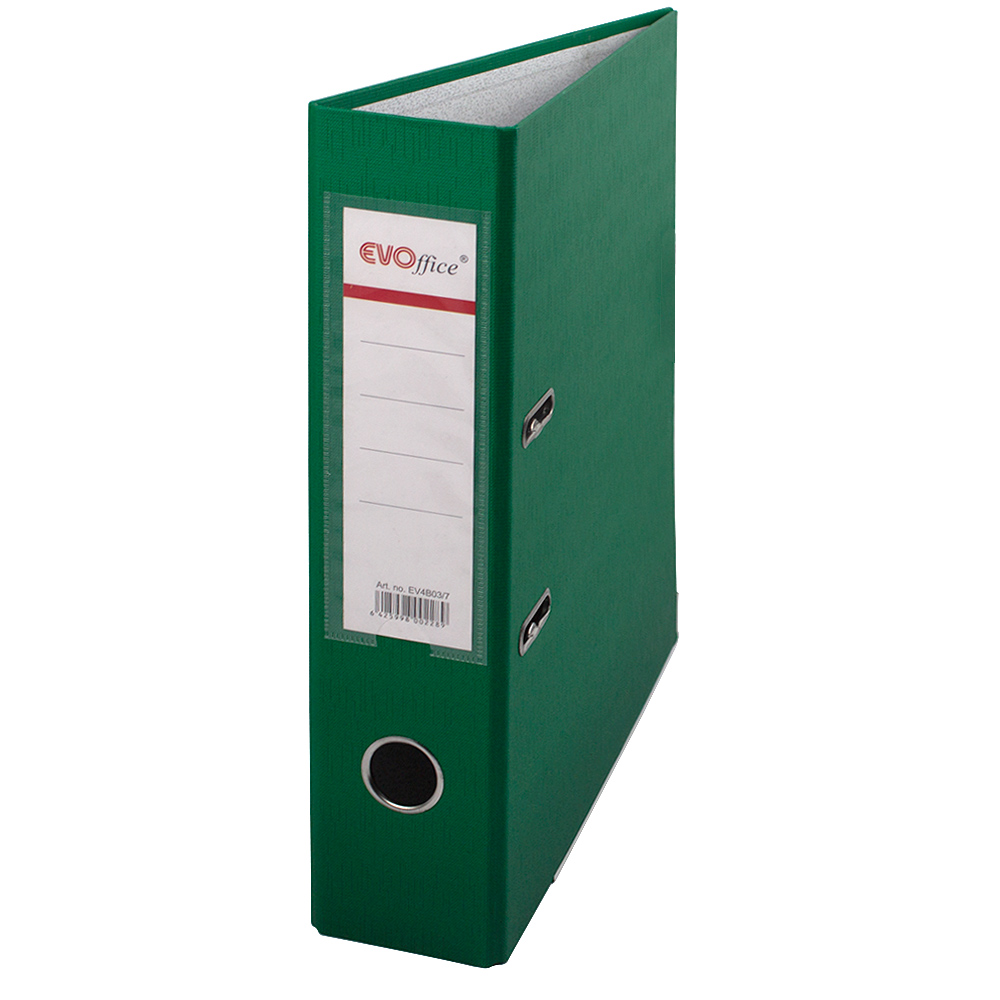 biblioraft-carton-plastifiat-cu-margine-metalica-_5715_2_1668424725.jpg Biblioraft carton plastifiat cu margine metalica, buzunar plastic, A4, 7.5 cm EVOffice - verde