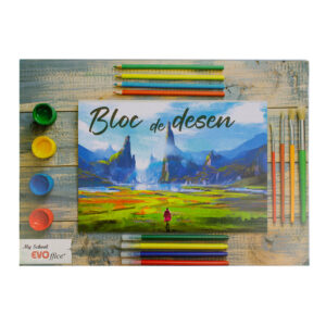 Bloc desen A4, 16 file, 120 gr EVOffice