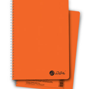 Caiet A4 cu spira plastic, microperforatii si coperti din plastic, 120 file - velin Willgo