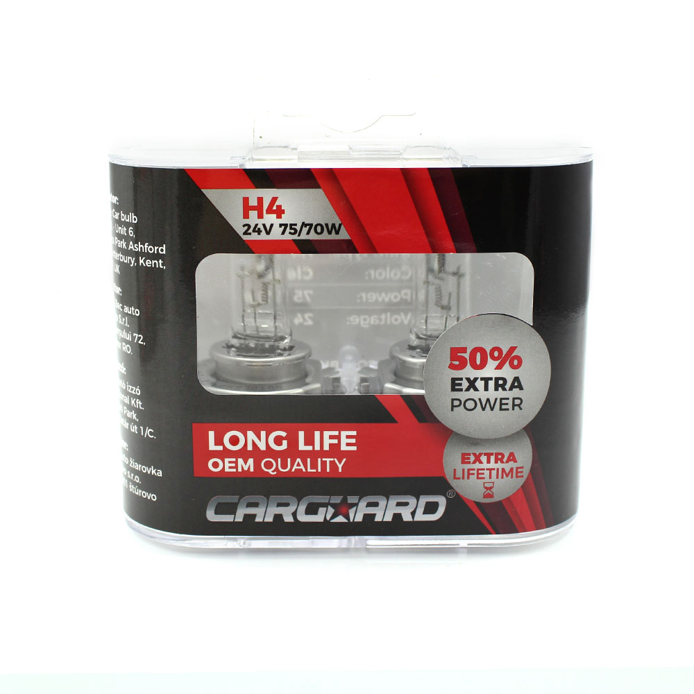 carguard-set-de-2-becuri-halogen-24v-h4-70w-50-intensitate-long-life-2.jpg Set de 2 becuri Halogen 24V - H4, 70W, +50% Intensitate - LONG LIFE - CARGUARD