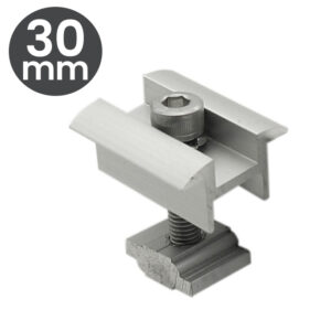 Clema dubla 30 mm "Z" pentru montaj panou fotovoltaic