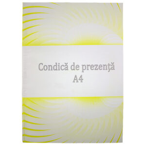 Condica de prezenta A4 fata-verso