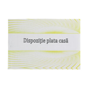 Dispozitie plata casierie A6 fata-verso