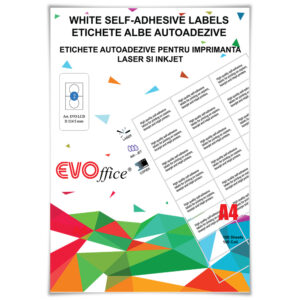 Home Etichete albe autoadezive pt imprimante d=114.5 mm A4 100 coli/top - ptr. CD