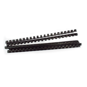 Inele plastic 10 mm, max 65 coli, 100 buc/cut EVOffice negru