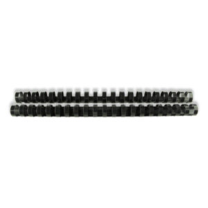 Inele plastic 18 mm, max 165 coli, 100buc/cut EVOffice - negru