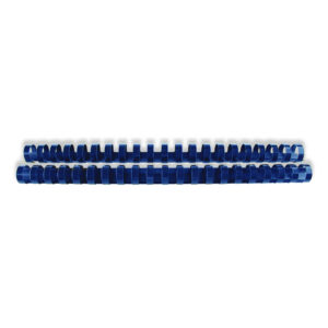 Inele plastic 18 mm, max 165 coli, 100buc/cut EVOffice - albastru