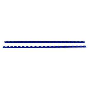 Inele plastic 6 mm, max 25 coli, 100buc/cut EVOffice - albastru