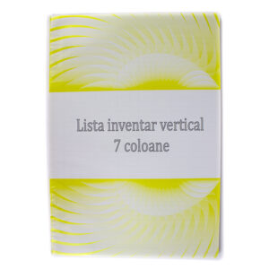 Lista inventariere vertical A4 7 coloane