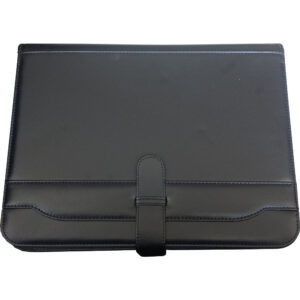 Mapa imitatie piele A4 (330*250*25 mm) pt conferinte cu clapa - negru