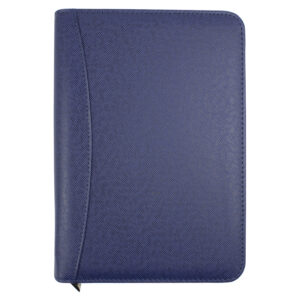 Organizer mare 25.2 * 18 cm cu calculator, inchidere cu fermoar albastru