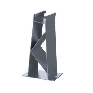 Picior spate pt sistem de montare acoperis plat 10° model " P"