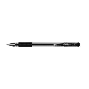 Pix cu gel si grip 0,5mm EVOffice - negru
