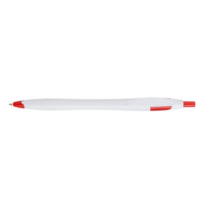 Pix plastic cu mecanism corp alb, mina X20 si accesorii rosii No.1218