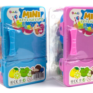 Plastilina "play dough" in cutie plastic forma frigider, 18 culori si acesorii modelat No.8851