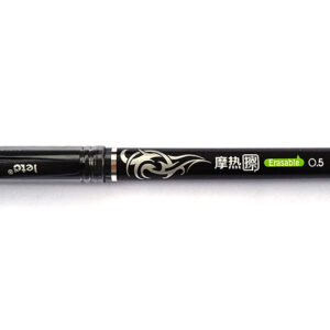 Roller cu cerneala, varf fin 0.5mm, cu radiera de stergere No. HY1084 -  negru