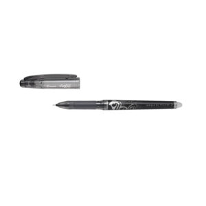 Roller gel, varf fin 0.5mm, cu radiera de stergere Frixion Point Pilot - negru