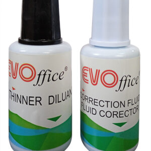 Set fluid corector cu pensula si diluant 20 ml EVOffice