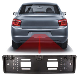Camera + senzor de parcare pe suport pentru numar de inmatriculare Carguard
