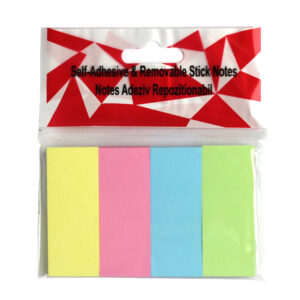 Stick index hartie 20*50 mm, 4 culori pastel*50 file EVOffice