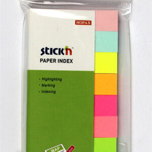 Stick index hartie color 50 x 12mm, 9x50file/set , 9 cul.neon