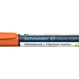Whiteboard si flipchart marker, Schneider 290 - portocaliu